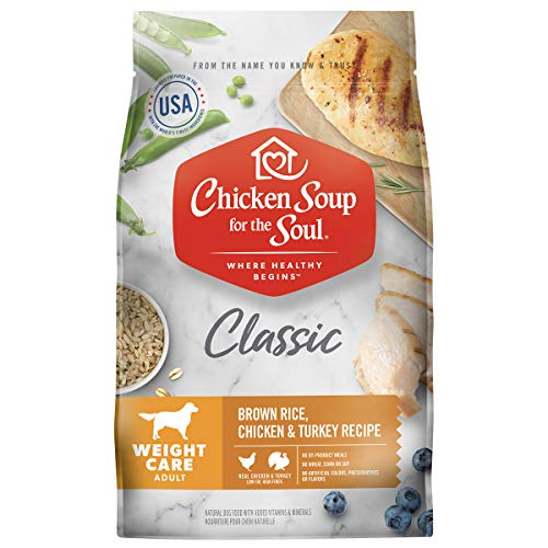 Chicken Soup for the Soul Classic Weight Care Dry Dog Food Brown Rice, Chicken & Turkey Recipe