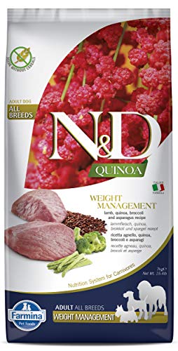 Farmina N&D Quinoa Dry Dog Food - Weight Management Lamb