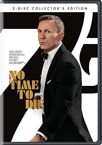 No Time To Die 007 Craig De Armas Malek DVD Pg13 