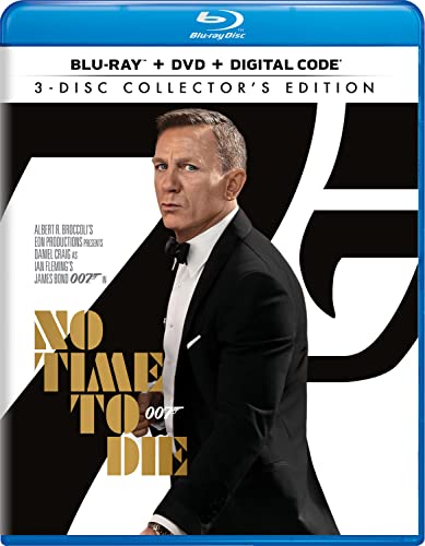 No Time To Die 007/No Time To Die 007@Blu-Ray/DVD/Digital/2021/3 Disc@PG13