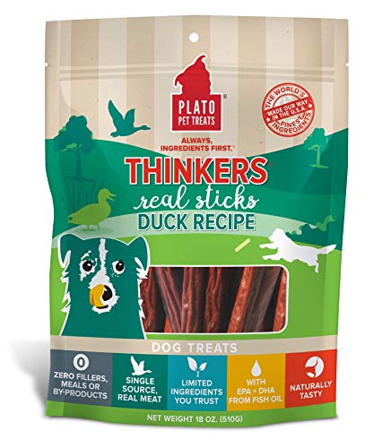 Plato Dog Treats - Thinkers Sticks Duck Recipe