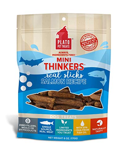 Plato Pet Treats Thinker Sticks - Salmon Dog Treats