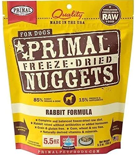 Primal Canine Freeze-Dried Nuggets Rabbit Formula