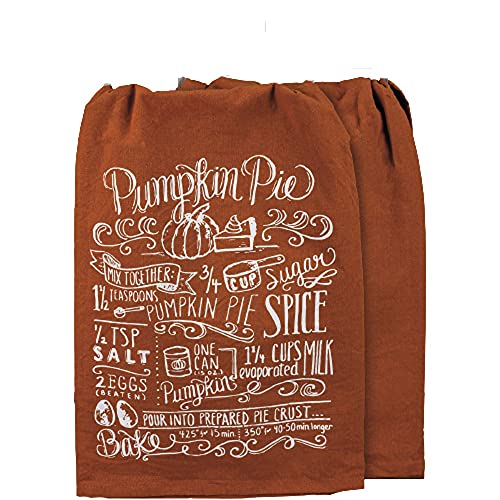 Primitives by Kathy Dish Towel - Pumpkin Pie