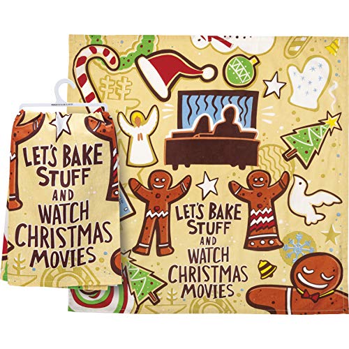 Primitives by Kathy Dish Towel - Let's Bake Stuff and Watch Christmas Movies