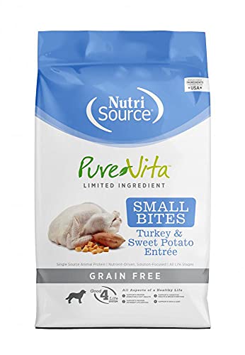 PureVita™ Grain Free Turkey & Sweet Potato Formula Small Bites Dog Food