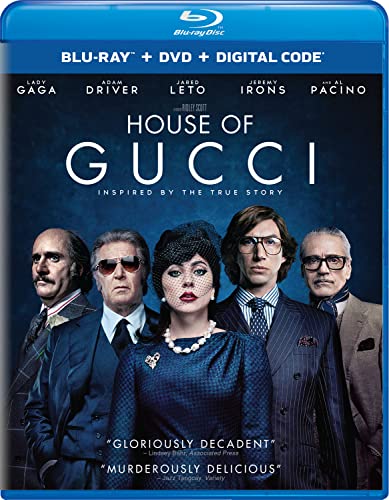 House Of Gucci House Of Gucci Blu Ray DVD Digital 2021 