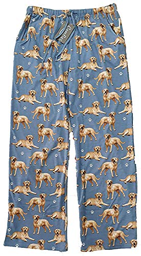 Comfies Dog Breed Lounge Pants for Women, Yellow Labrador