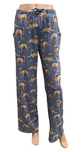 Comfies Dog Breed Lounge Pants for Women, Yellow Labrador