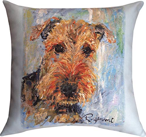 Pillow, Pet Love Airedale Riley