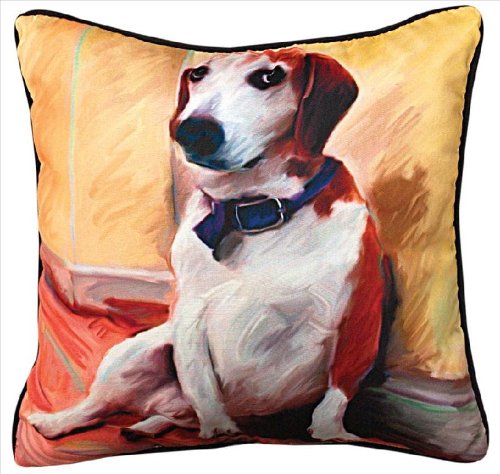Pillow, Beagle Sitting