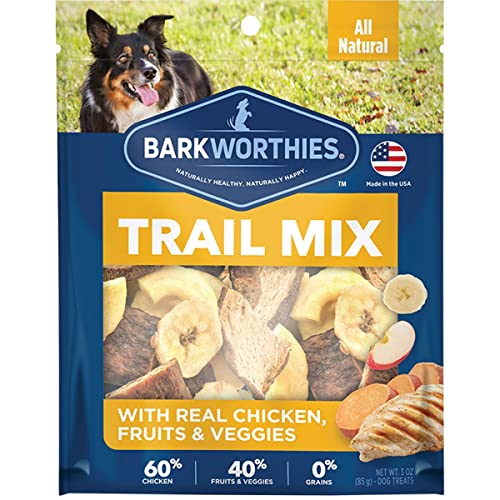Barkworthies Trail Mix with Real Chicken, Fruits & Veggies for Dogs