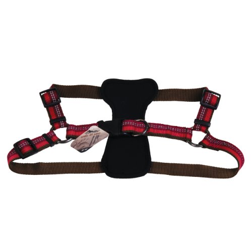 K9 Explorer Reflective Adjustable Padded Dog Harness-Berry