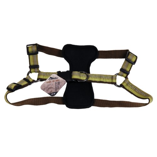 K9 Explorer Reflective Adjustable Padded Dog Harness-Goldenrod