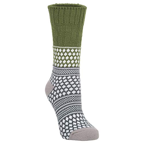 World's Softest® Socks - Weekend Gallery Textured Crew-Earthy
