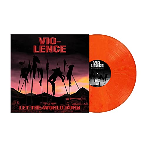 Vio-Lence/Let The World Burn (Orange / Red Marbled Vinyl)