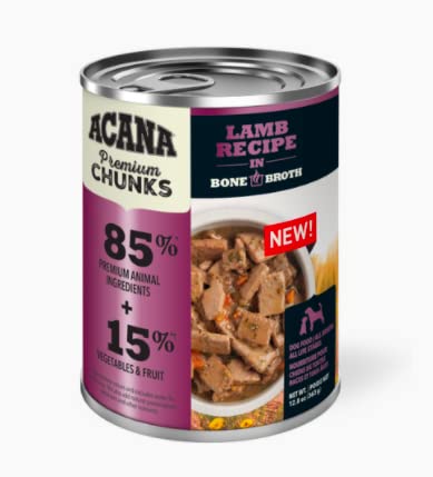 ACANA Premium Chunks, Lamb Recipe in Bone Broth-Wet Dog Food