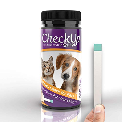 CheckUp Pet Urine Testing Strips-Diabetes Check for Pets