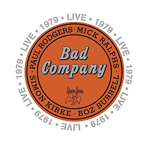 Bad Company Live 1979 (opaque Orange Vinyl) 2lp Rsd Exclusive 