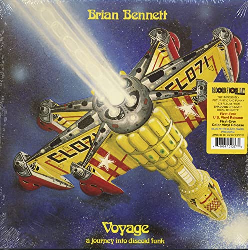 Brian Bennett Voyage (a Journey Into Discoid Funk) (blue With Black Swirl Vinyl) Rsd Exclusive 