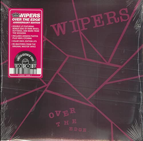 Wipers/Over The Edge - Anniversary Edition (Clear Red Vinyl)@2LP@RSD Exclusive/Ltd. 3000