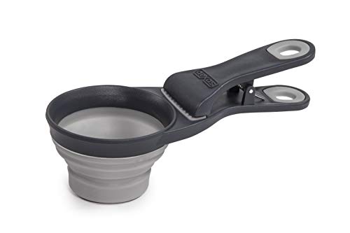 Dexas Popware Collapsible KlipScoop Measuring Cup-Gray