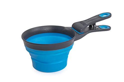 Dexas Popware Collapsible KlipScoop Measuring Cup-Blue