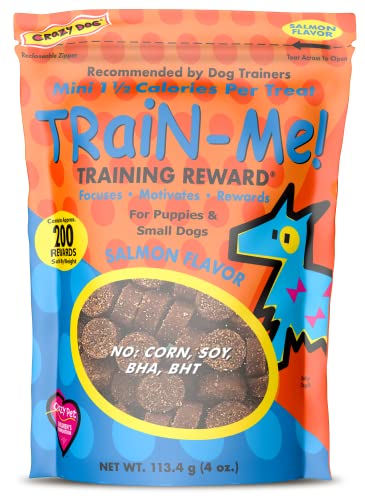 Crazy Dog Train-Me! Salmon Flavor Dog Treats-Mini