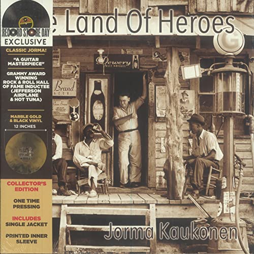 Jorma Kaukonen The Land Of Heroes (hazed Gold & Black Effect Vinyl) Rsd Exclusive 