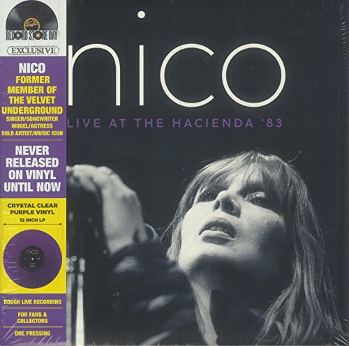 Nico/Live At The Hacienda '83 (Crystal Clear Purple Vinyl)@RSD Exclusive