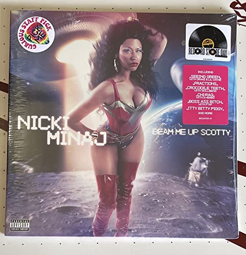 Nicki Minaj Beam Me Up Scotty (dragon Fruit Vinyl) 2lp Rsd Exclusive Ltd. 3000 Usa 