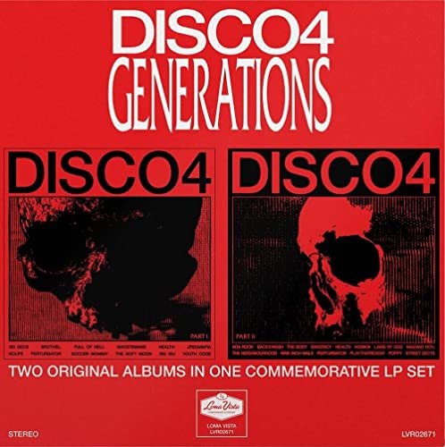 Health Generations Edition Disco4 Part I & Disco4 Part Ii (opaque White Vinyl) Indie Exclusive 2lp 