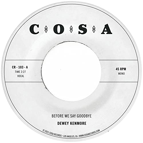 Dewey Kenmore/Before We Say Goodbye (Clear)