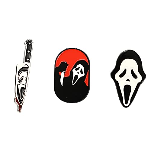 Enamel Pin Set/Ghost Face