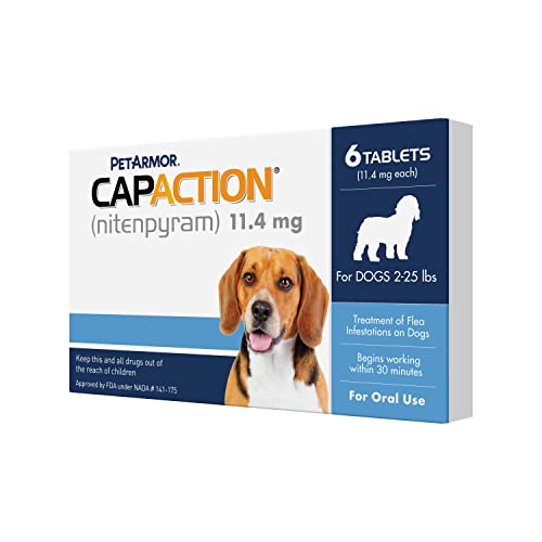CapAction Fast Acting Oral Flea Treatment-for Small Dogs