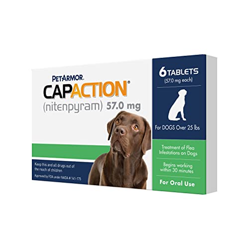 CapAction Fast Acting Oral Flea Treatment-for Large Dogs