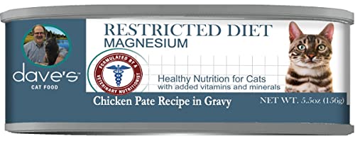 Dave's Cat Food Restricted Diet Magnesium – Chicken Paté Recipe in Gravy