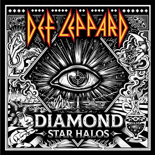 Def Leppard Diamond Star Halos (clear Vinyl) Indie Exclusive 2lp 