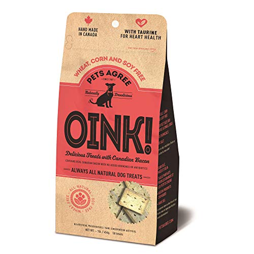 The Granville Island Pet Treatery Pets Agree-Oink! Bacon All Natural Dog Treats
