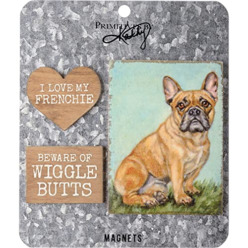 Primitives by Kathy Magnet Set-Frenchie
