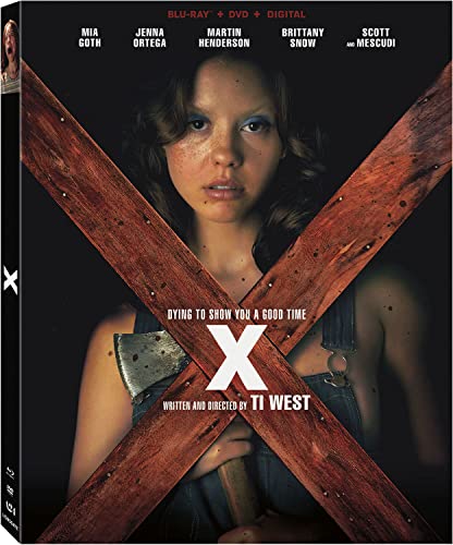 X (2022)/Mia Goth, Jenna Ortega, and Martin Henderson@R@Blu-Ray/DVD