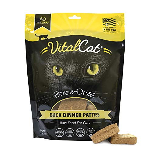 Vital Essentials Cat Food - Freeze Dried Duck Mini Patties