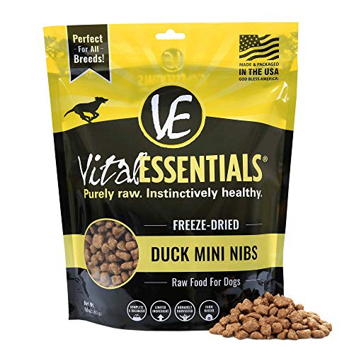 Vital Essentials Dog Food - Freeze Dried Duck Mini Nibs
