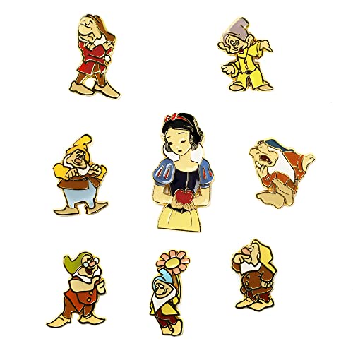 Enamel Pin Set/snow White & The 7 Dwarfs