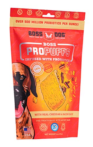 Boss Dog Dog Treats - ProPuffs Cheddar and Bacon