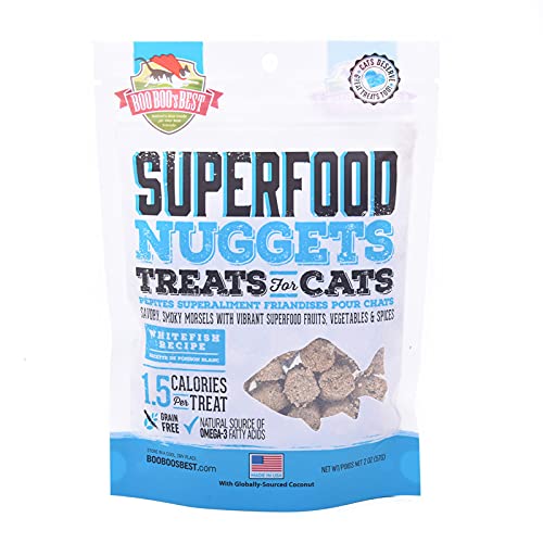Boo Boo's Cat Treats - Best Superfood Nuggets Whitefish Recipe