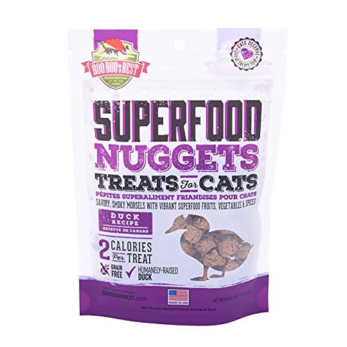 Boo Boo's Cat Treats - Best Superfood Nuggets Duck Recipe