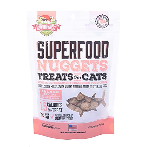 Boo Boo's Cat Treats - Best Superfood Nuggets Salmon Recipe