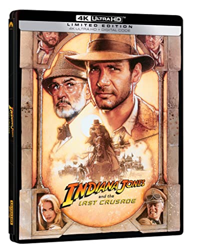 Indiana Jones & The Last Crusade/Indiana Jones & The Last Crusade@PG13@4K UHD/Digial/Steelbook
