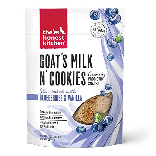 The Honest Kitchen Dog Treat - Blueberry & Vanilla Goat's Milk N Cookies